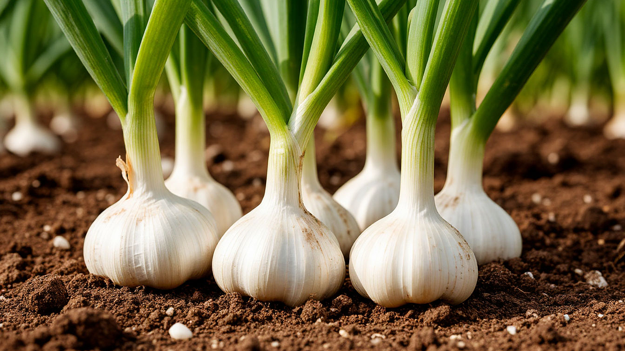 Главная картинка новости: Чеснок в мае умоляет из последних сил о помощи: три простых подкормки для богатого урожая