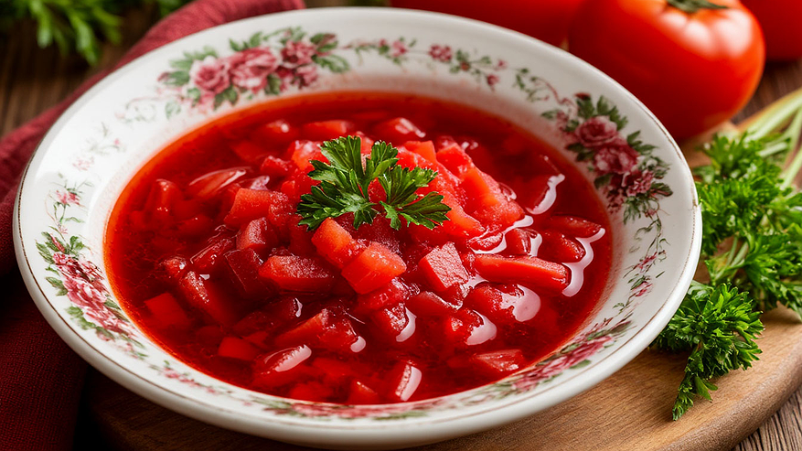 Главная картинка новости: Не свекла и не томат: вот что добавить в борщ, чтобы он получился нажористо красным — секрет поваров в ресторанах