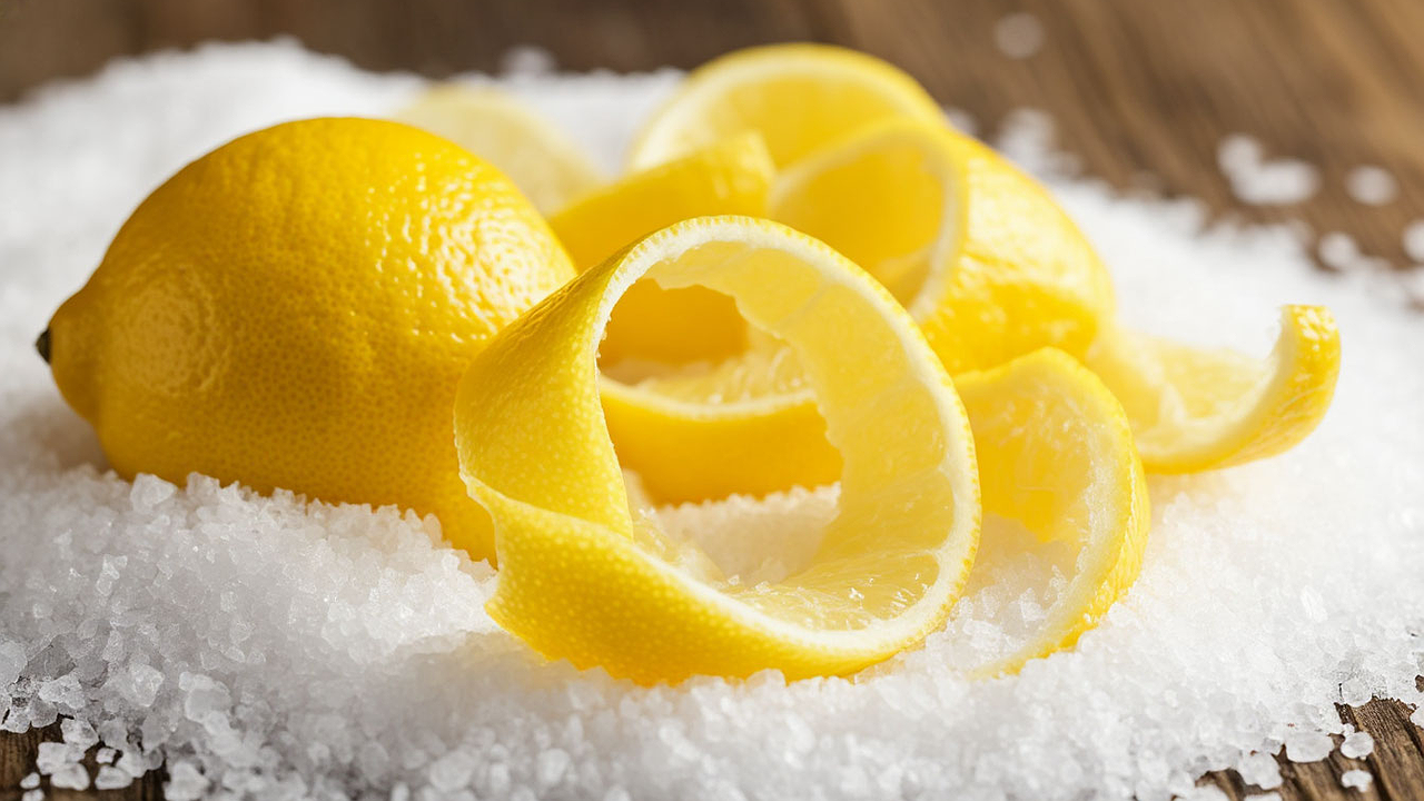 Главная картинка новости: Беру лимонные корки и кладу в соль — весь июнь не нарадуюсь этой хитрости: гениальный лайфхак для опытных хозяек