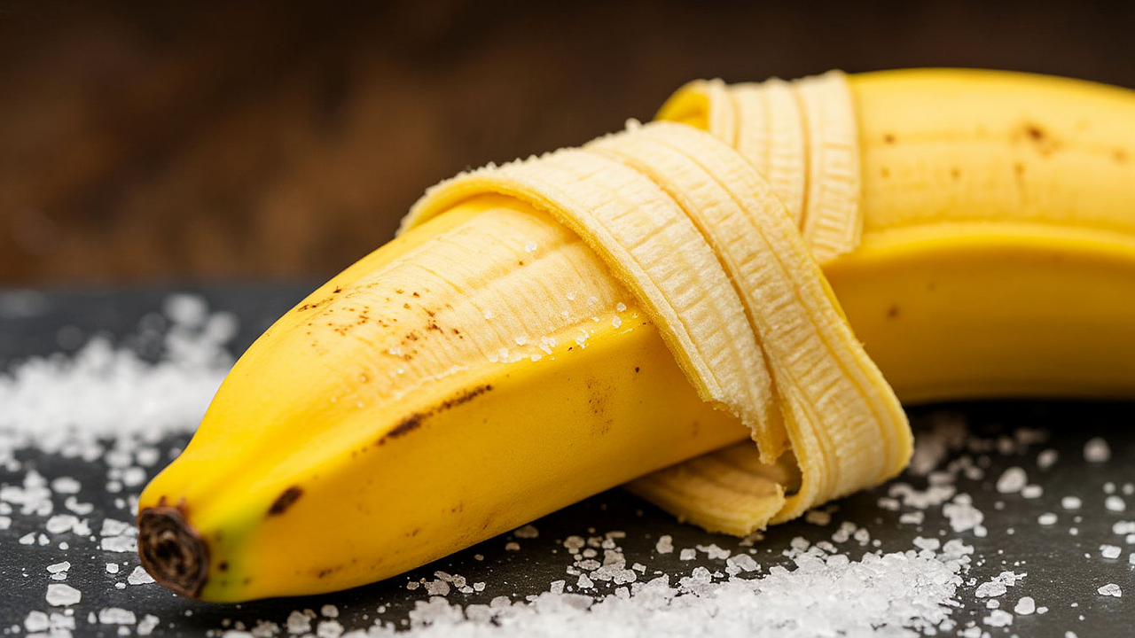 Главная картинка новости: Банановую кожуру посыпаю солью — весь май не нарадуюсь своей смекалке: лучший лайфхак для опытных лентяев