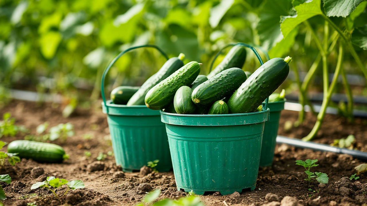 Главная картинка новости: Обнаружила чудодейственную подкормку для огурцов — теперь урожай не умещается в больших ведрах