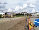 В Усинске активно обновляют тротуары и пешеходные переходы