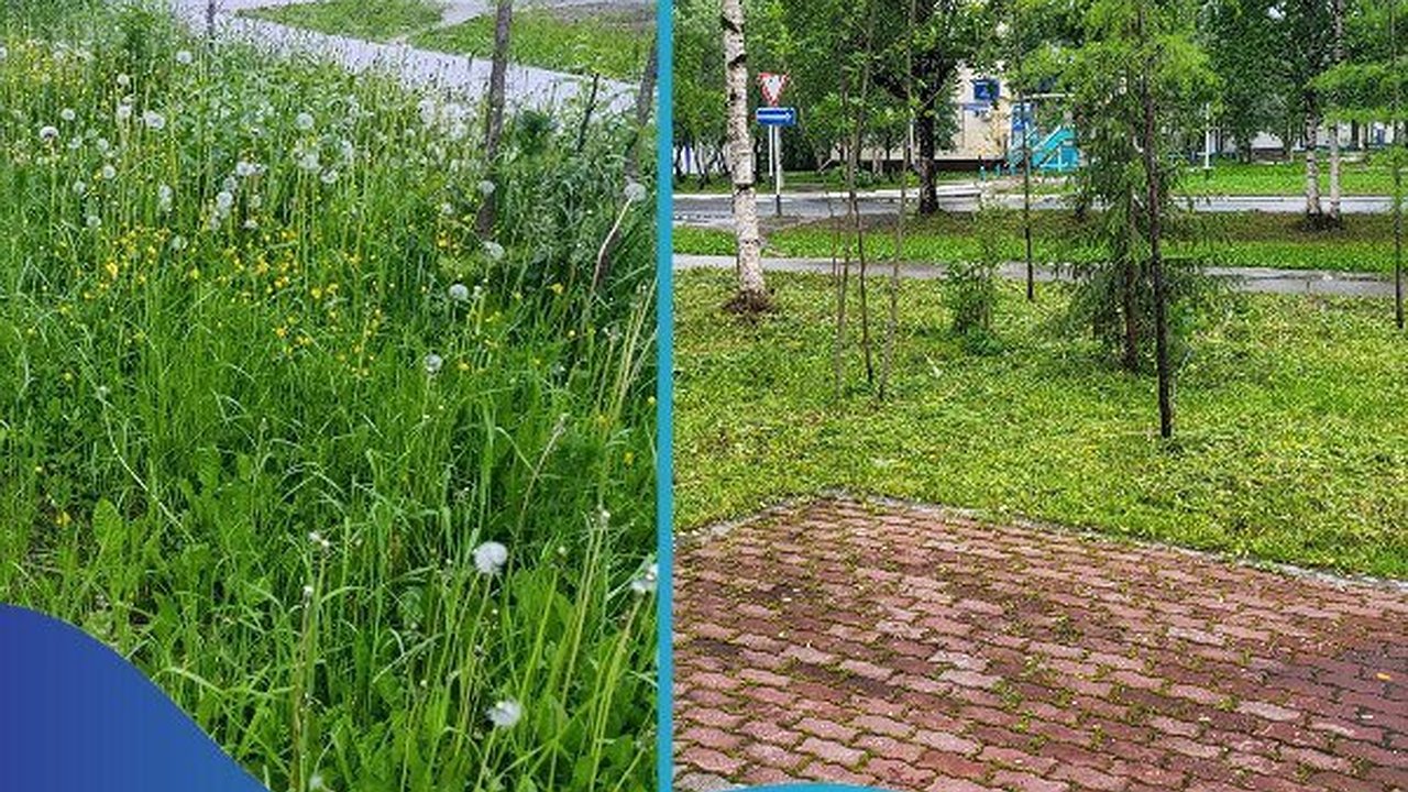 Главная картинка новости: В Усинске коммунальщики улучшают городскую среду