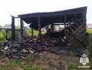В Коми вспыхнула хозяйственная постройка