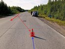 Под Усинском отлетевшее колесо КамАЗа повредило внедорожник