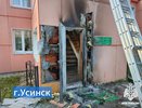 В Усинске ликвидировали пожар в доме, в других районах Коми были возгорания