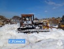 В Усинске устранили пожар на мусорном полигоне без пострадавших