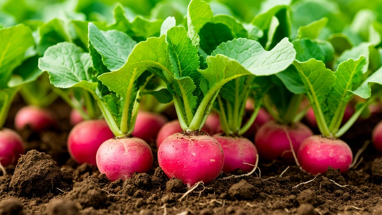 Главная картинка новости: Сентябрьская подкормка для редиса: 5 ложек на ведро — и весной соберёте большой и сочный урожай