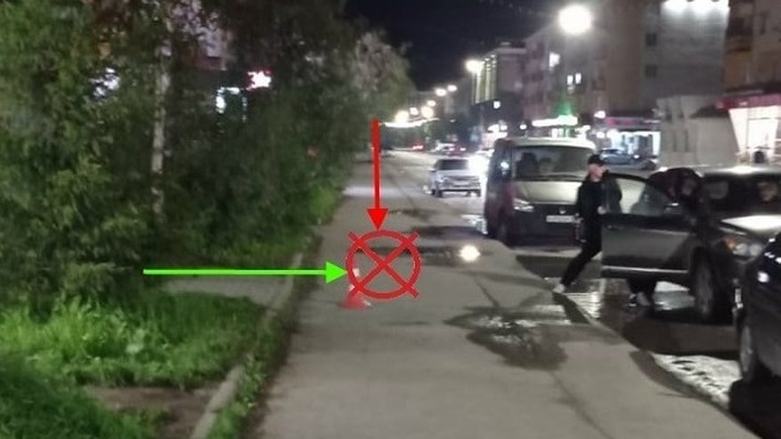 Главная картинка новости: В Коми ребенка сбил неизвестный на электровелосипеде