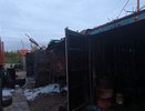В Усинске пожарные потушили возгорание контейнера