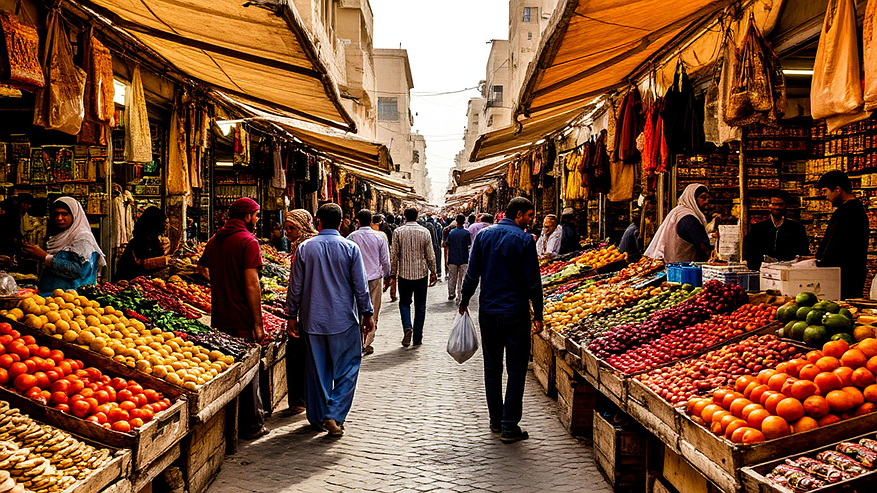 Главная картинка новости: Египет: Зашёл в магазин, где закупаются местные арабы. Другие продукты и цены, разница с Россией