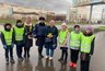Миниатюра новости: В Усинске школьники напомнили горожанам о правилах дорожной безопасности