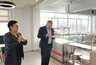 Миниатюра новости: Глава округа Усинск с рабочим визитом посетил школу