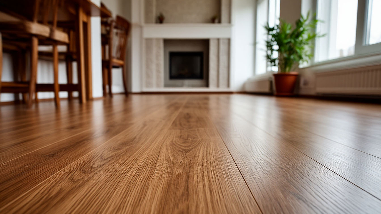 Главная картинка новости: Ламинат уже прошлый век: копеечная замена досок – стелим в 1 слой, а пол теплющий