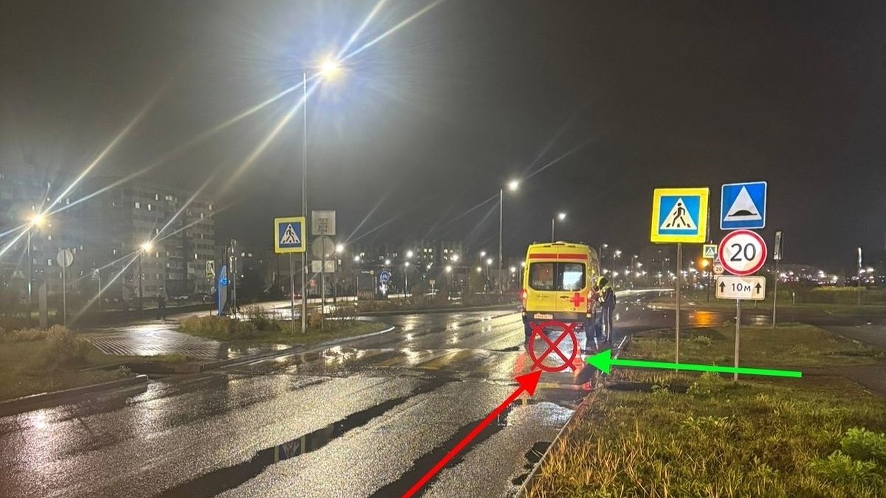 Главная картинка новости: На дорогах Коми за сутки сбили четырех человек