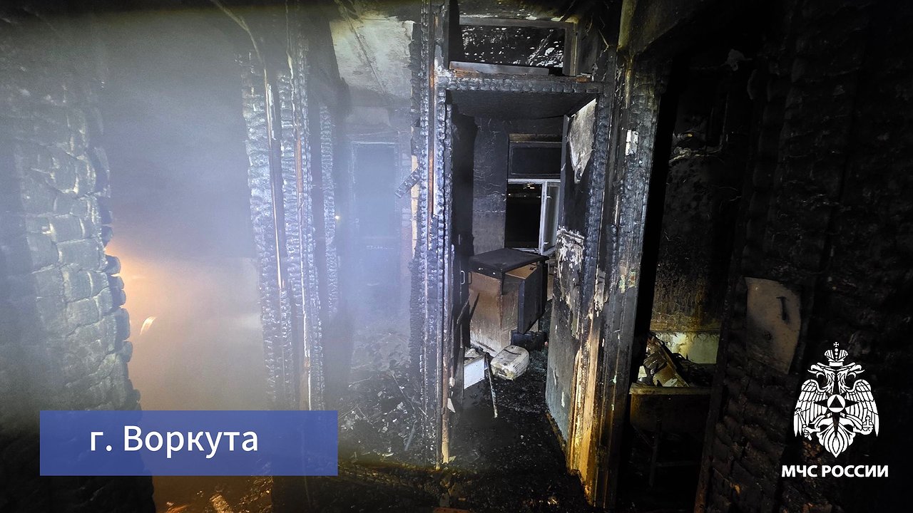 Главная картинка новости: В Коми за сутки пожарные отразили семь огненных атак