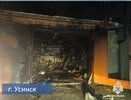 В Усинске сгорел гараж местного кооператива