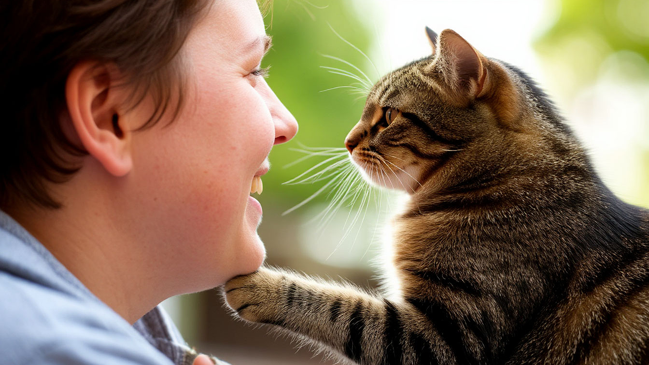 Главная картинка новости: Почему кошка лезет в лицо — семь признаков, что вы для неё больше, чем человек