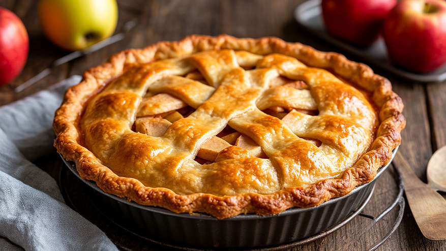 Главная картинка новости: Замешиваем за 5 минут и подаем ароматный яблочный пирог: съедается до того, как успеет остыть — вкуснее шарлотки