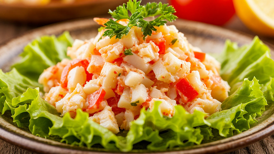 Главная картинка новости: Этот салат готовлю в любой сезон: хоть на Новый год, хоть сегодня на ужин — вкуснейший рецепт, просто и недорого