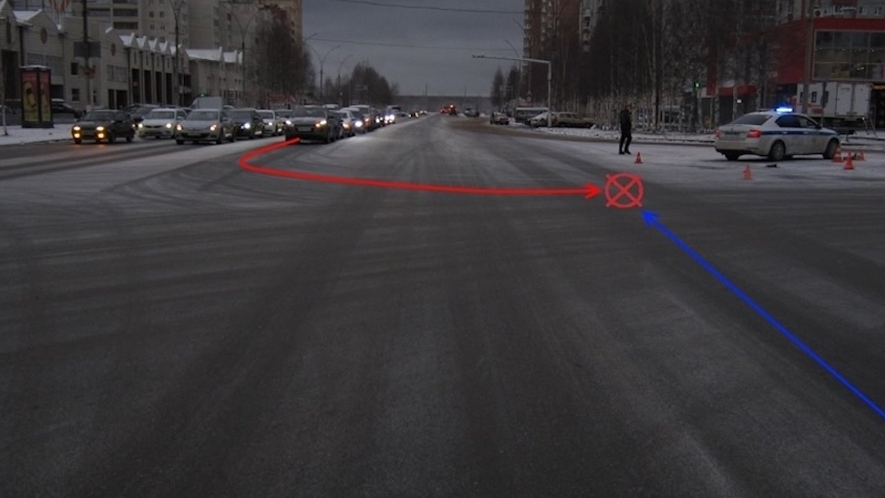 Главная картинка новости: В одном из городов Коми женщина и ребенок пострадали в ДТП