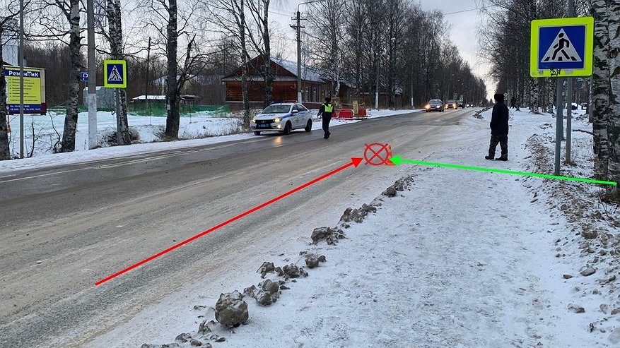 Главная картинка новости: В Коми автомобилист совершил наезд на несовершеннолетнюю на пешеходном переходе