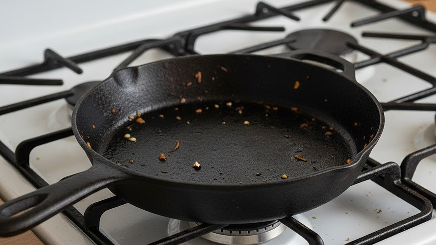 Главная картинка новости: Два пакетика заливаю кипятком, и сковородка прям как из магазина: от жира и нагара не остается и следа