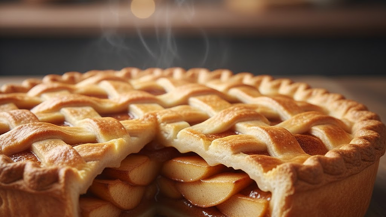 Главная картинка новости: Замешиваем всего за 5 минут и подаем ароматный яблочный пирог: съедается до того, как успеет остыть — прекраснее шарлотки
