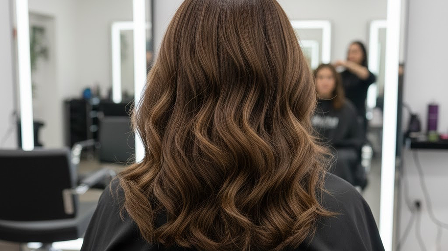 Главная картинка новости: Названы 3 новые стрижки на осень и зиму, маскирующие седину в волосах у женщин - визуально корректируют пухлые щечки