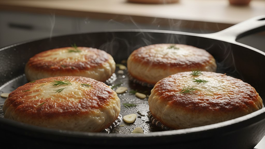 Главная картинка новости: Не хлебный мякиш и не сало: что добавляю в фарш для сочности и вкуса - котлеты получаются "пуховыми" и мягкими