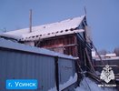 В Усинске пожарные оперативно потушили возгорание в дачном доме