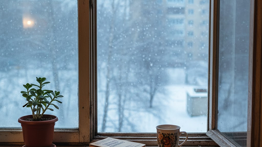 Главная картинка новости: Подоконник больше не ледяной, и перестало дуть из стыков: три шага и дома тепло даже в - 40