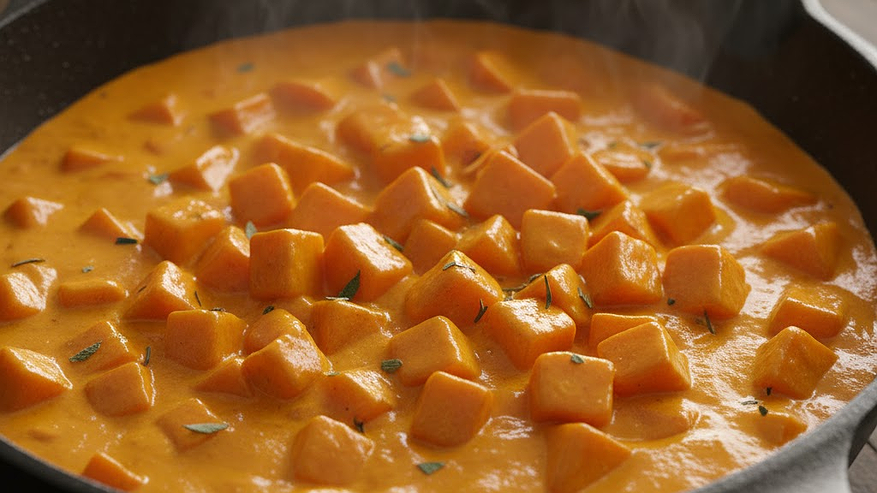 Главная картинка новости: Вкусное и полезное осеннее блюдо из тыквы: лучший рецепт на сковороде: быстро и просто