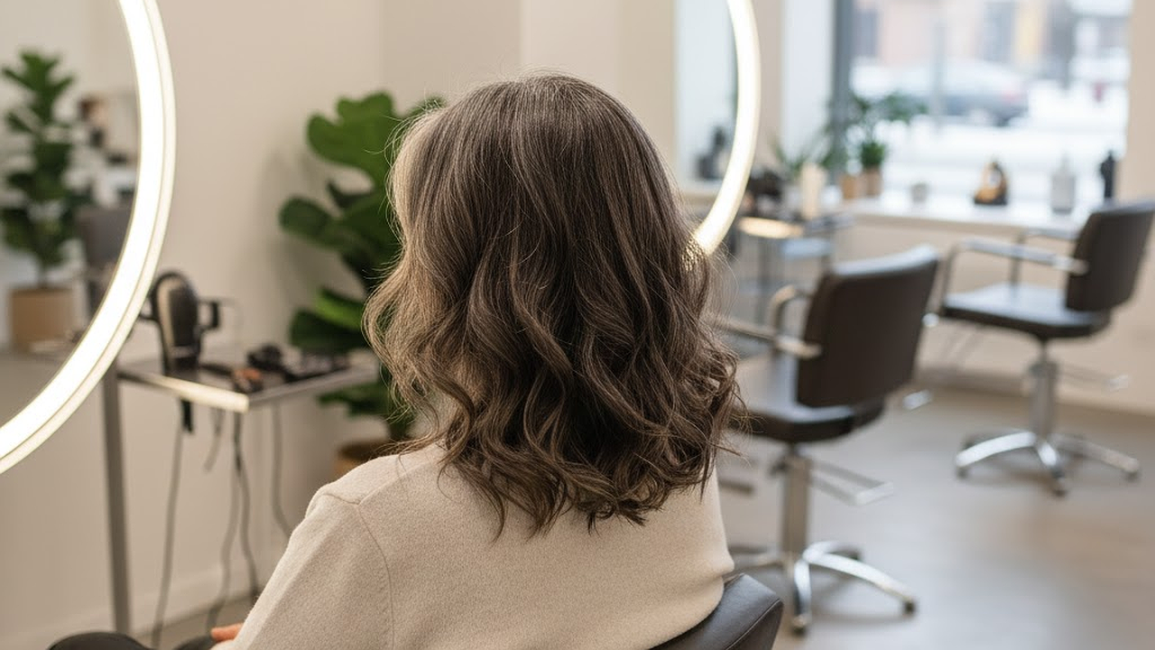 Главная картинка новости: Минус возраст, плюс объём: лучшие стрижки до плеч для женщин +50