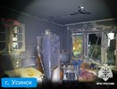 В Усинске два человека пострадали во время пожара в квартире