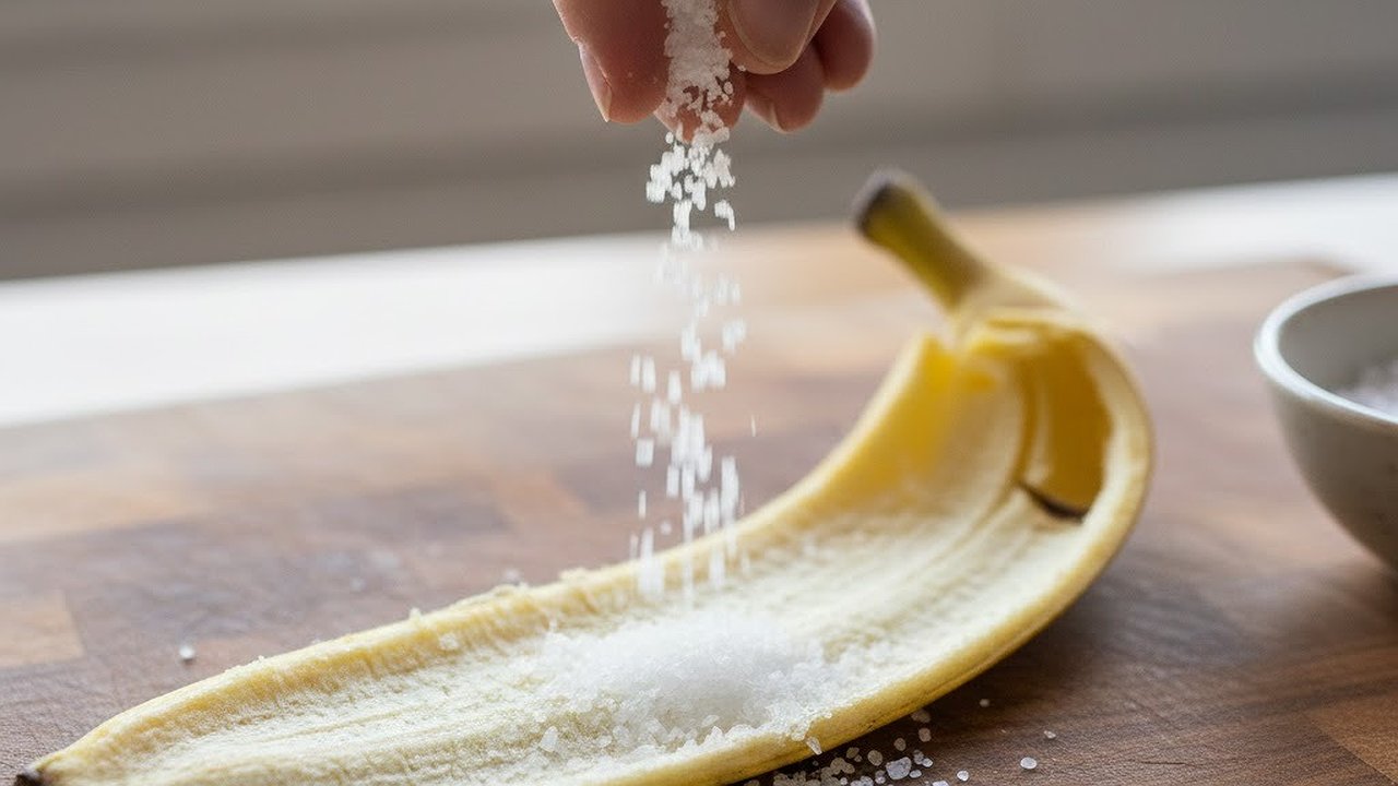 Главная картинка новости: Банановую кожуру посыпаю солью —всю зиму не нарадуюсь своей смекалке: лучший лайфхак для опытных лентяев