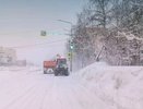 В Усинске из-за снегопадов коммунальные службы переведены на усиленный режим