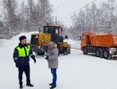 В Усинске провели рейд по проверке зимнего содержания дорог