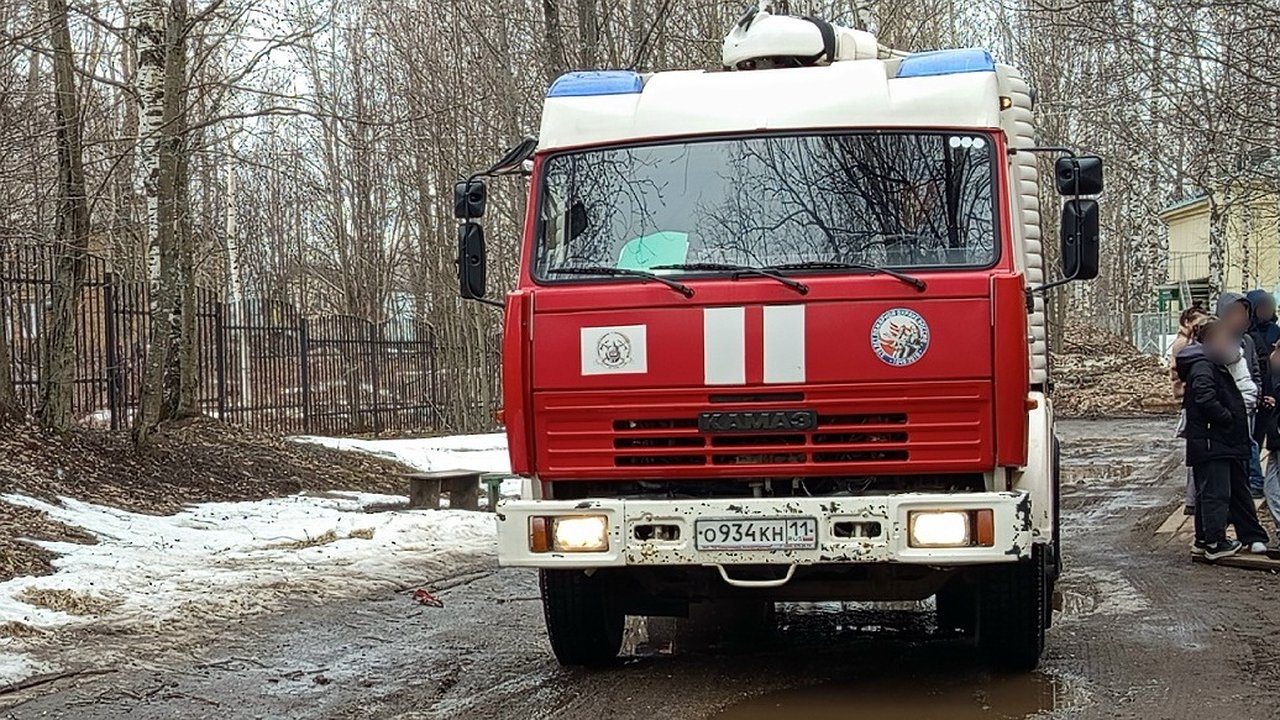 Главная картинка новости: В Усинском округе загорелся мобильный медкомплекс по дороге к селу