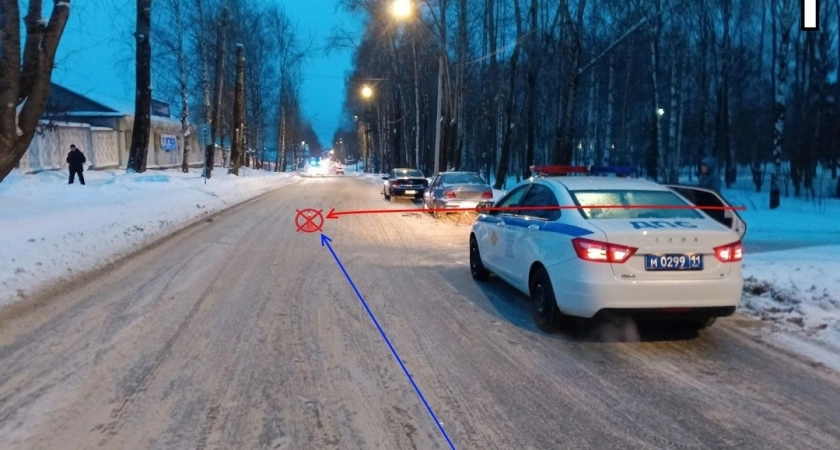 В Коми женщина пострадала в ДТП ранним утром