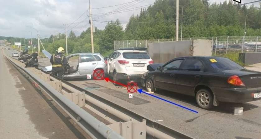 В Коми невнимательность водителя привела к травме маленькой девочки в ДТП