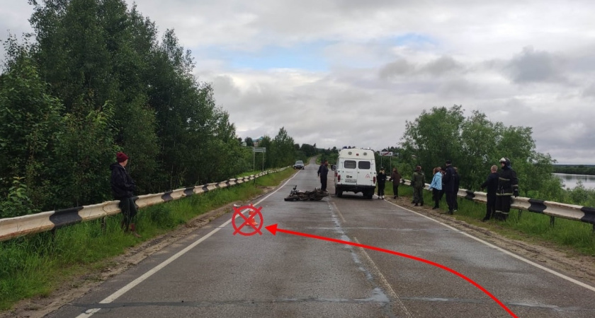 В Республике Коми за несколько часов произошли два ДТП с мотоциклистами-нарушителями