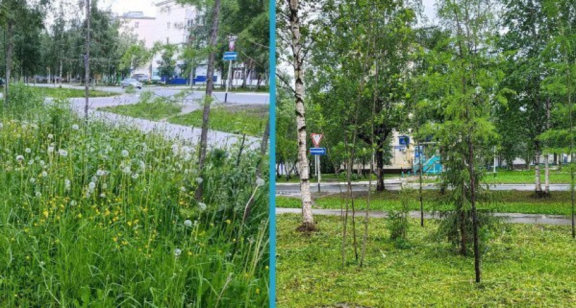 В Усинске коммунальщики улучшают городскую среду