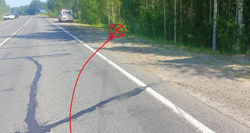 Два автомобиля съехали в кювет на трассах Коми