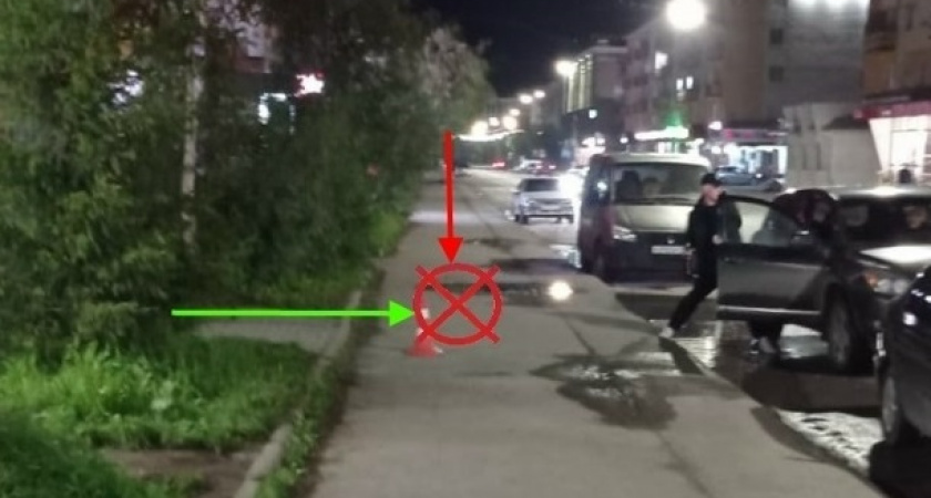В Коми ребенка сбил неизвестный на электровелосипеде