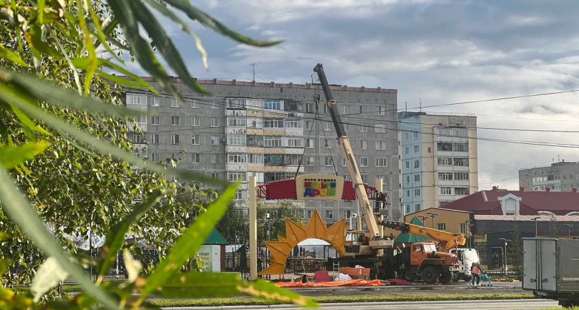 В Усинске завершают подготовку парка «Мультидром» к открытию