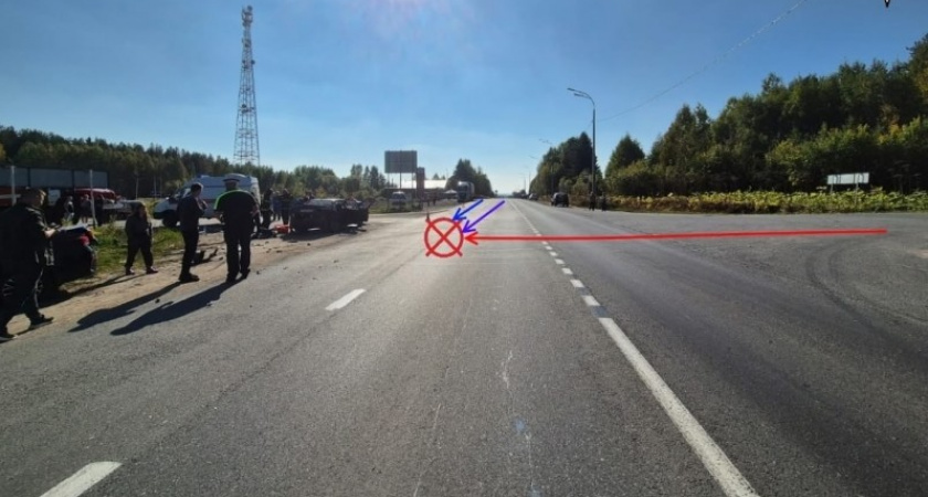 В тройном ДТП в Коми пострадали четыре человека