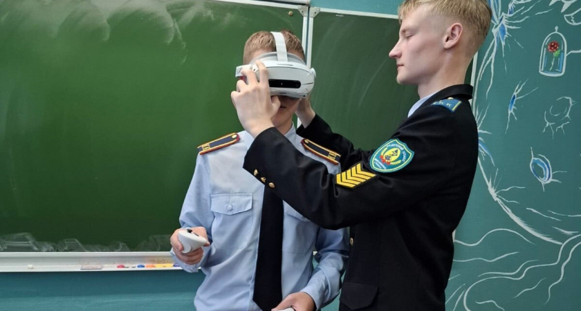 В усинской школе внедрили VR-технологии для уроков безопасности