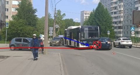 В Коми в ДТП с автобусом пострадал ребенок: водитель легковушки не уступил дорогу